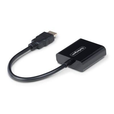 StarTech HD2VGA Series HDMI to VGA Video Adapter, Male, Black (HD2VGAE3)