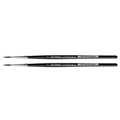 da Vinci CASANEO Mixed Media Synthetic Bristle, Round Brush, 2/Pack (DVXVA55983-2)