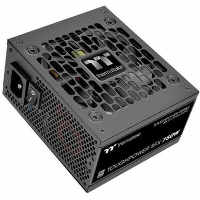Thermaltake Toughpower SFX Platinum 750W ATX 3.1 80 PLUS Platinum Internal Power Supply, Black (PSSTP0750FNFAPU)