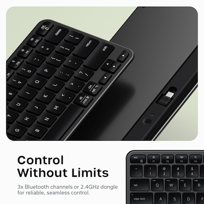 Satechi Slim EX1 Wireless Keyboard, Space Black (ST-KEX1C-EN)