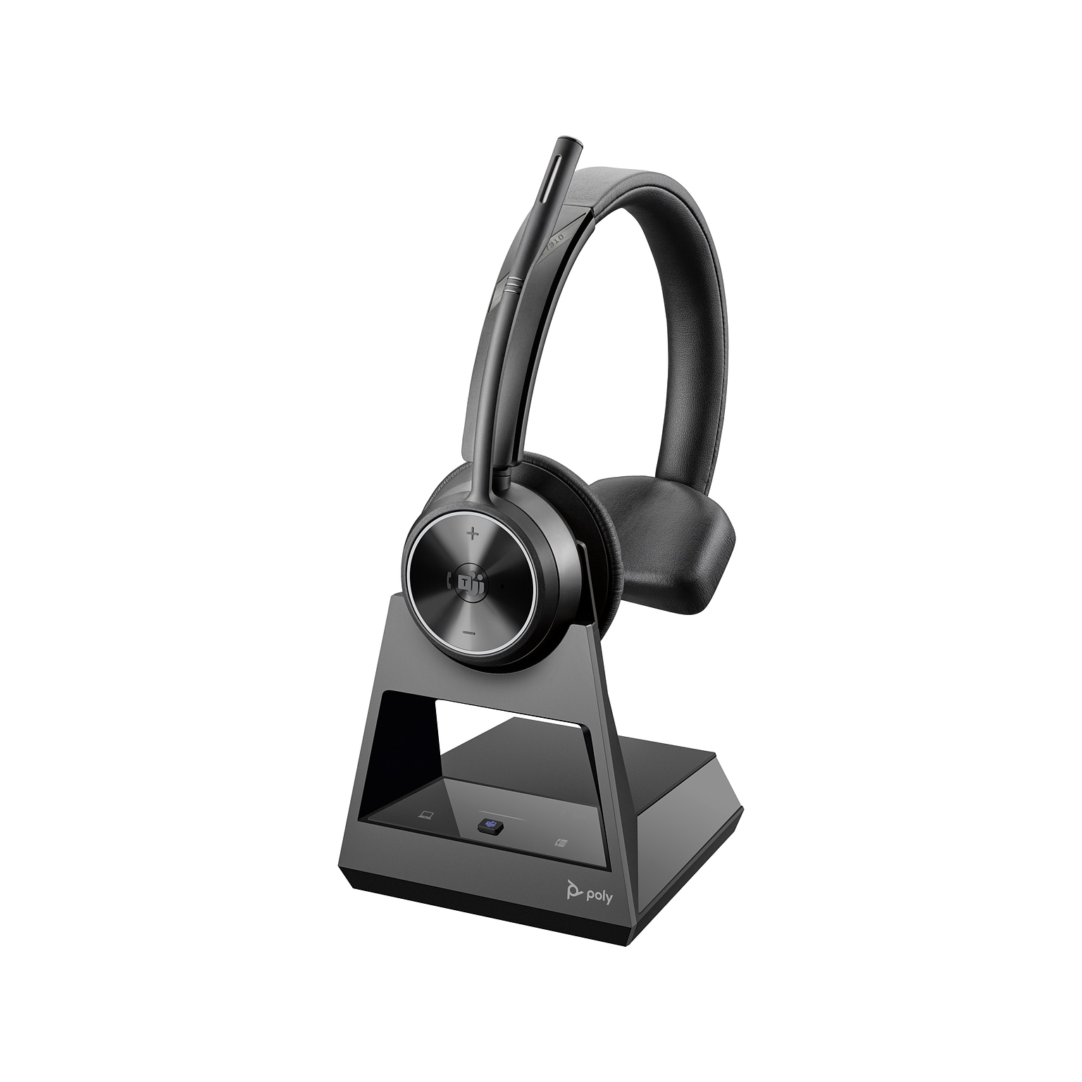 Poly Savi 7310-M UC Wireless Noise Canceling Mono On Ear Headset, MS Certified (8L585AA#ABA)