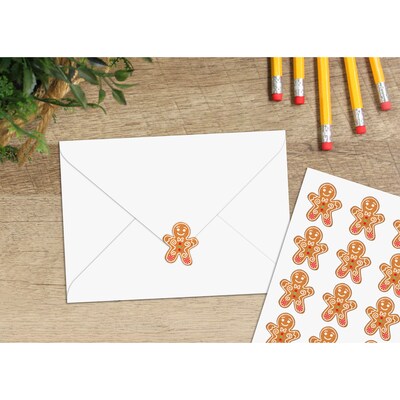 Teacher Created Resources Gingerbread Cookies Stickers, 72/Pack, 12 Packs/Bundle (TCR6945-12)