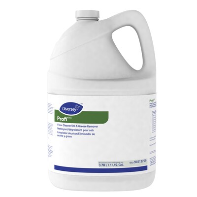 Diversey Profi Floor Cleaner/Oil & Grease Remover, 128 Oz., 4/Carton (94512759)