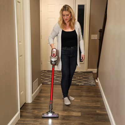 Atrix Rapid Red Cordless Stick Vacuum, Bagless, Red (ACSV-1)