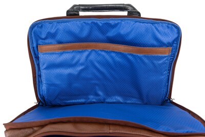 McKleinUSA SOUTHPORT U Series Leather Dual Compartment Briefcase, Brown (19100)