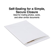 Staples Self Seal Catalog Envelopes, 12 x 15.5, White, 100/Box (609123/73142)