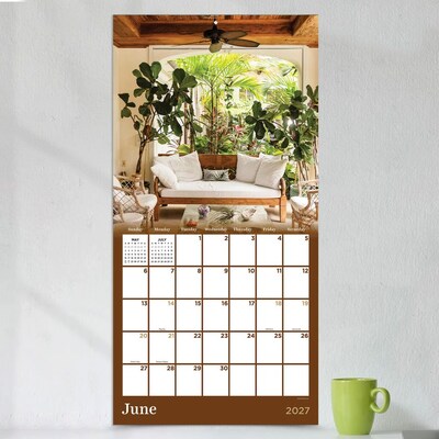 2027 TF Publishing Porches 11" x 12" Monthly Wall Calendar, Multicolored (27-1058)