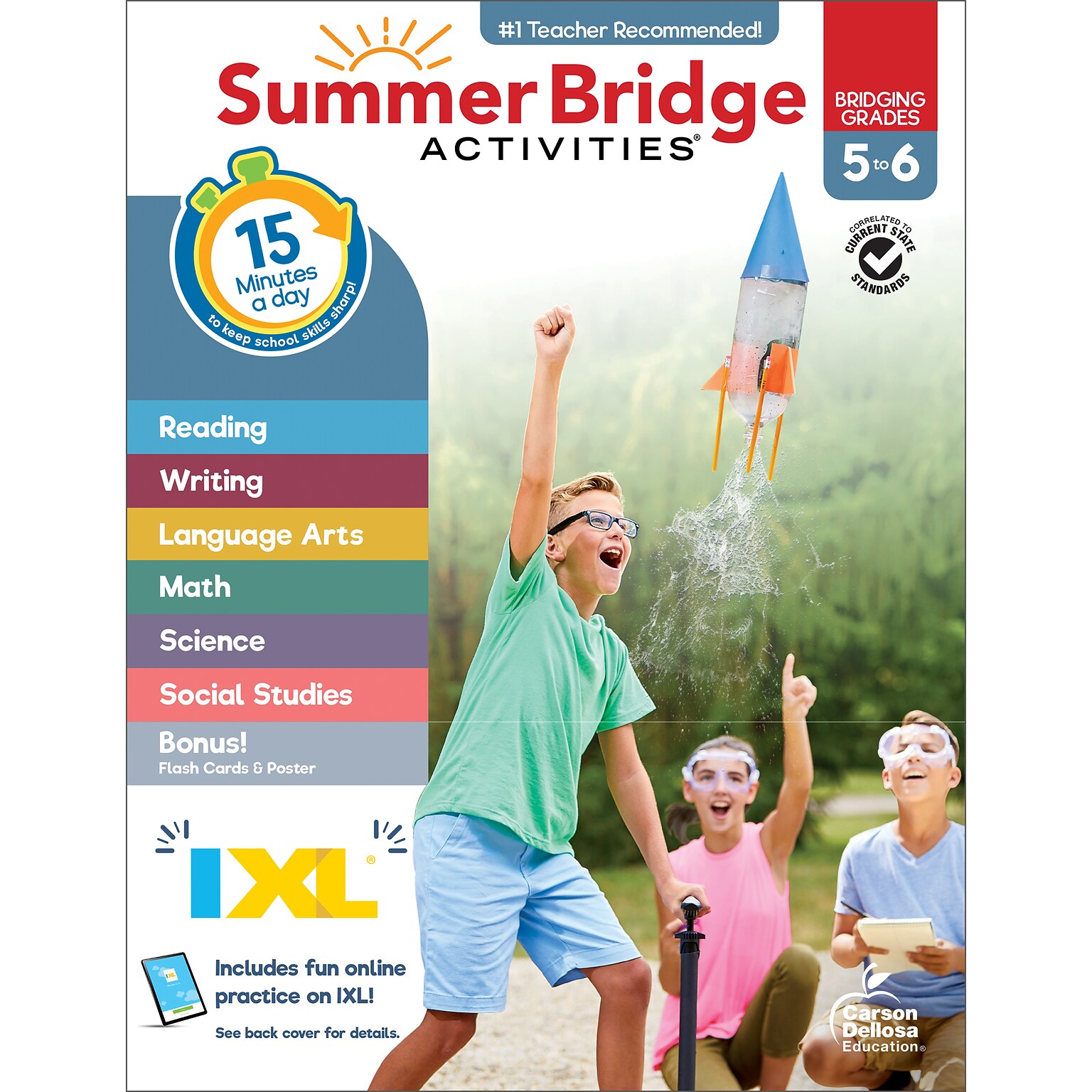 Summer Bridge Activities Paperback Grades 5-6 Activity Book (705520)