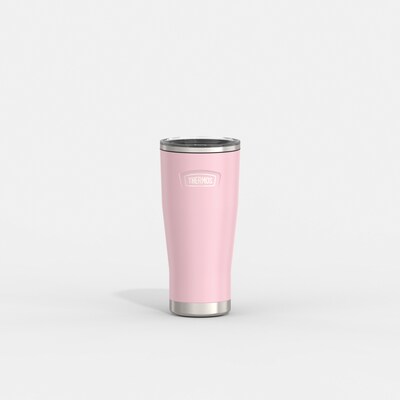 Thermos Icon Stainless Steel Vacuum Insulated Tumbler with Slide Lock, 24 oz., Sunset Pink (IS1122SP4)