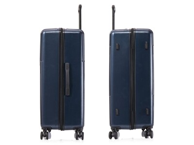 InUSA Drip 32.31" Hardside Suitcase, 4-Wheeled Spinner, Blue (IUDRI00L-BLU)