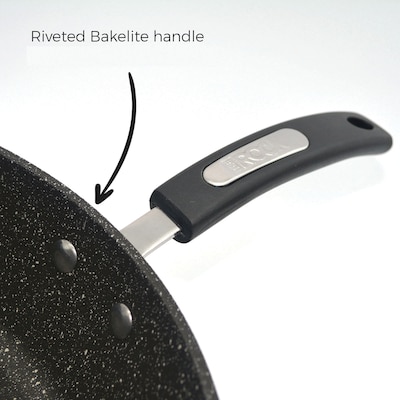 THE ROCK by Starfrit Aluminum 12" Frying Pan, Black (030907-004-0000)