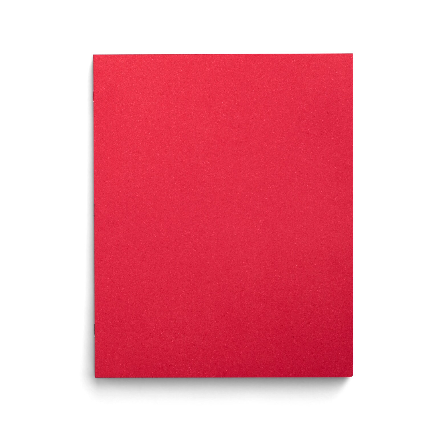 Staples Smooth 2-Pocket Paper Folder with Fasteners, Red, 25/Box (50772/27540-CC)