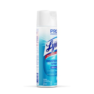 Lysol Professional Disinfectant Spray, Fresh Scent, 19 Oz., 12/Carton (3624104675CT)