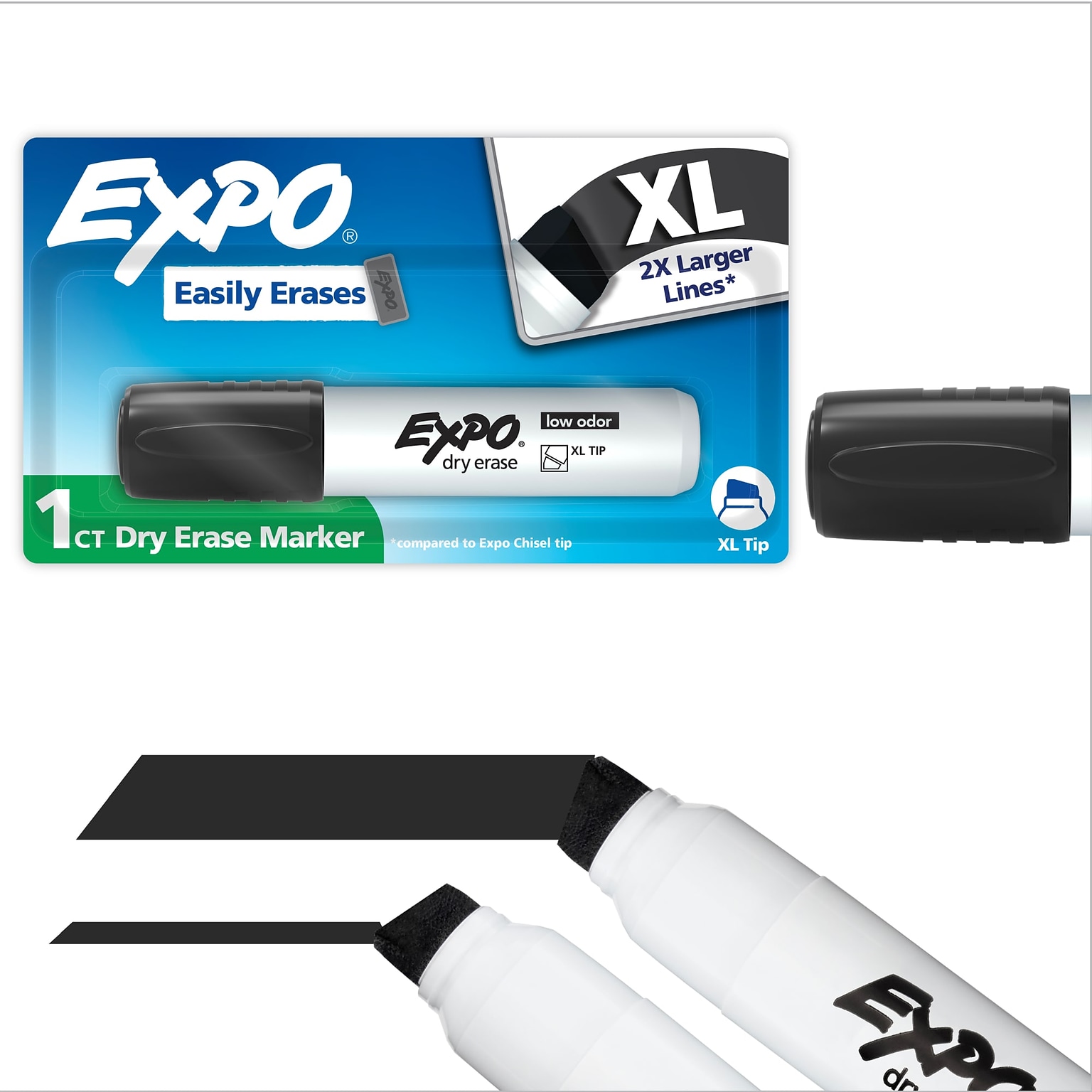 EXPO XL Tank Dry Erase Marker, Black (2229385)