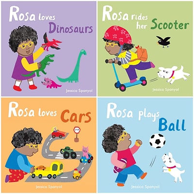 ISBN 9781786285348 product image for Child's Play All About Rosa Board Books, Set of 4 (CPYCPAAR) | Quill | upcitemdb.com