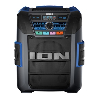 ION Explorer XL Wireless Bluetooth All-Weather Speaker, Water Resistant, Black (IONIPA150X)