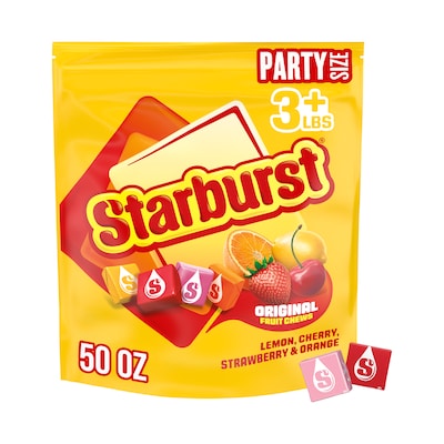 Starburst Original Fruit Chews, Assorted Flavors, 50 oz. (WMW28086)
