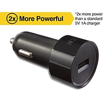 NXT Technologies™ Universal 1 USB Port Car Charger, Black (NX54335)