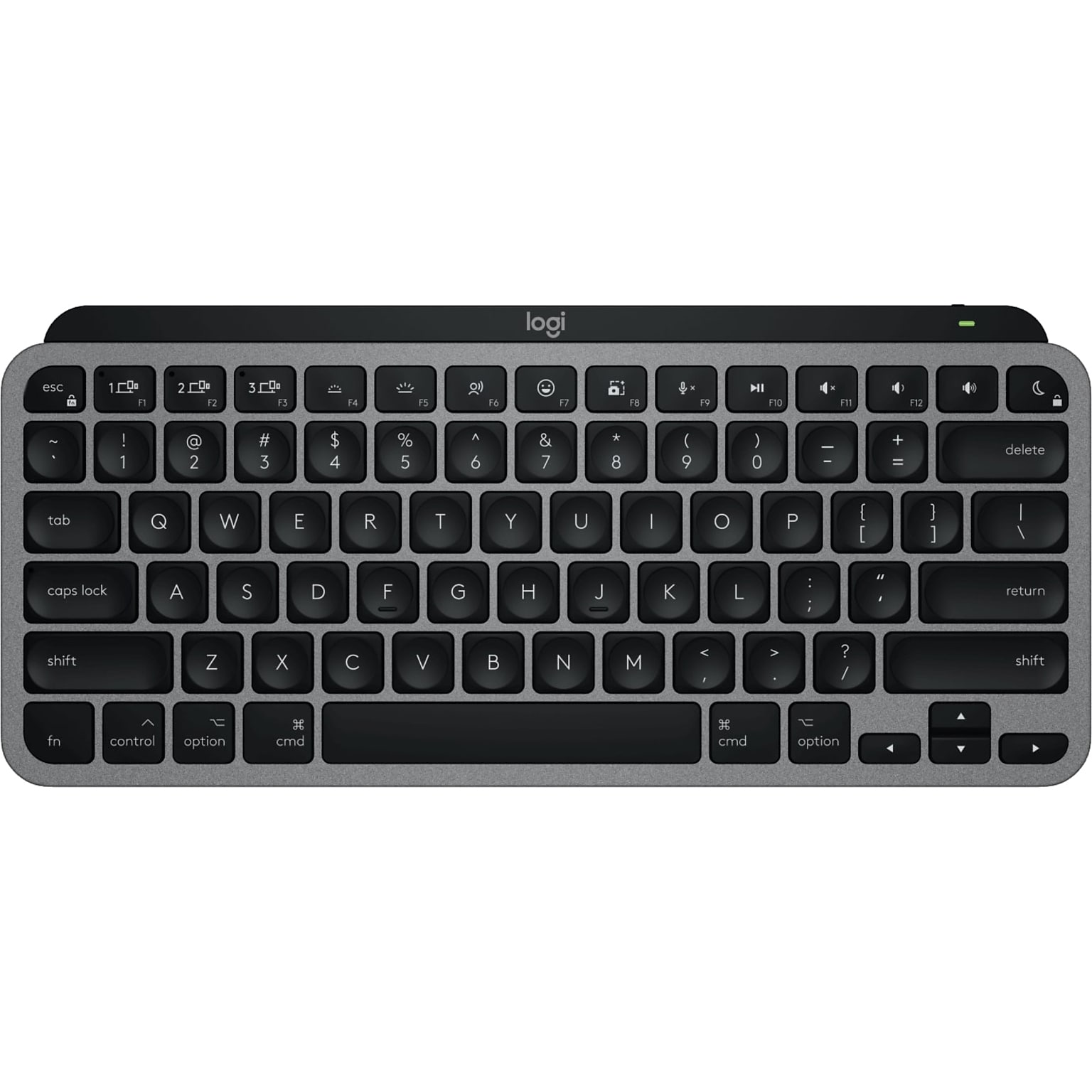Logitech MX Keys Mini For Mac Wireless Keyboard, Space Gray (920-012644)
