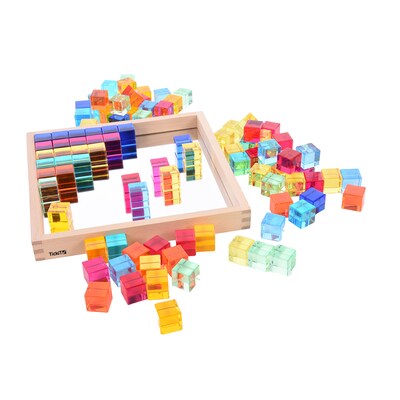 TickiT Gem Cube Mirror Tray, 101 Pieces/Set (CTU73548)