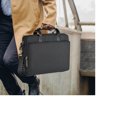 TechProtectus Nylon Water Resistant Messenger Bag, Black (RTP-BK-BC11)