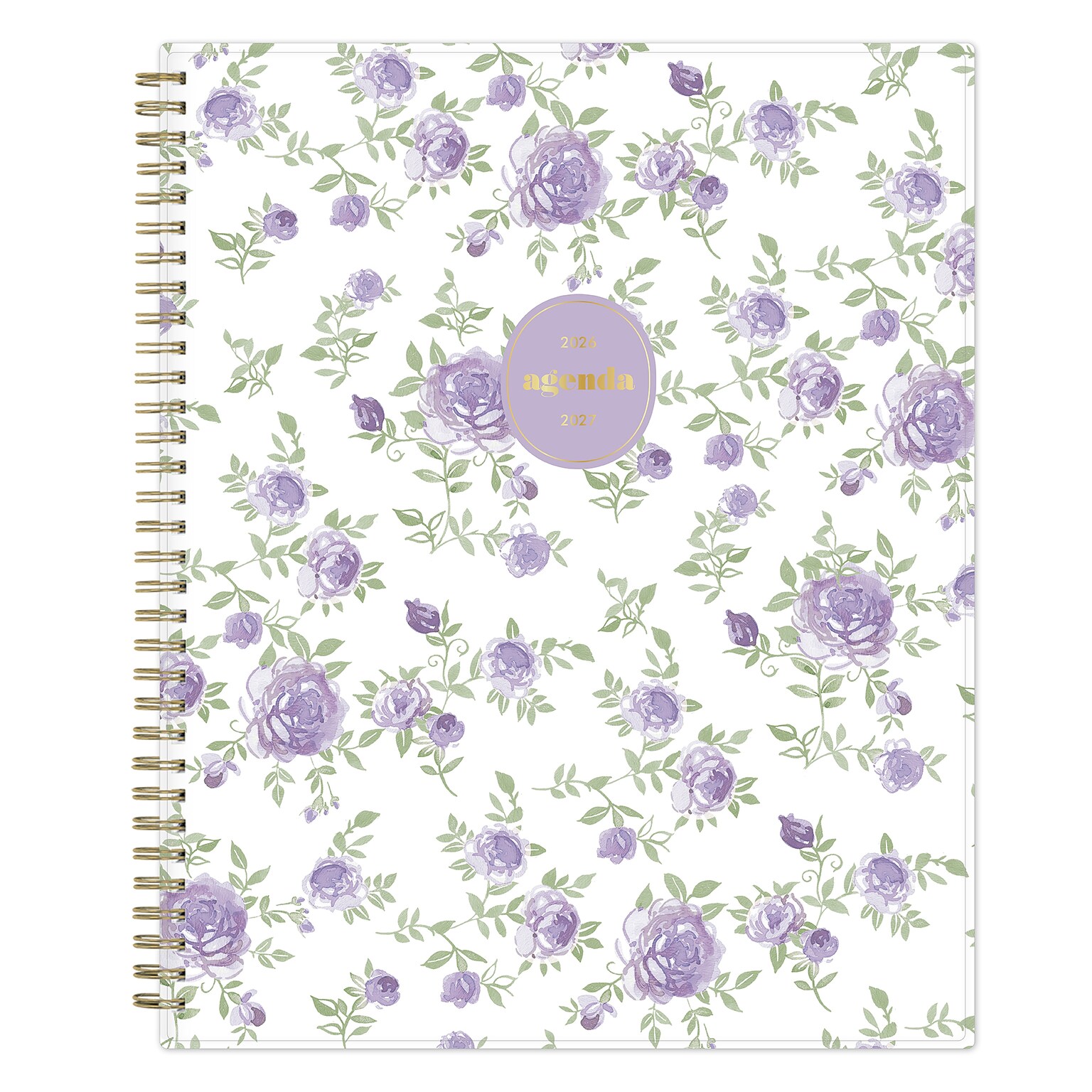 2026-2027 Blue Sky Blue Sky 8.5 x 11 Academic Weekly & Monthly Planner, Plastic Cover, Forget Me Not Purple (161386)