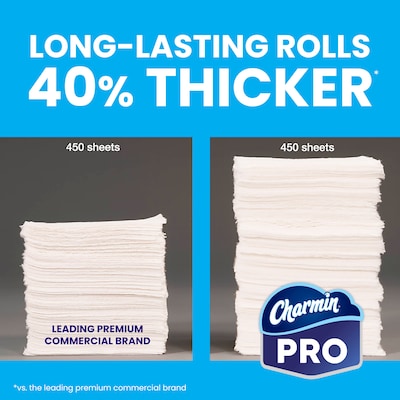 Charmin Professional Toilet Paper, 2-ply, White, 450 Sheets/Roll, 75 Rolls/Case (71693)