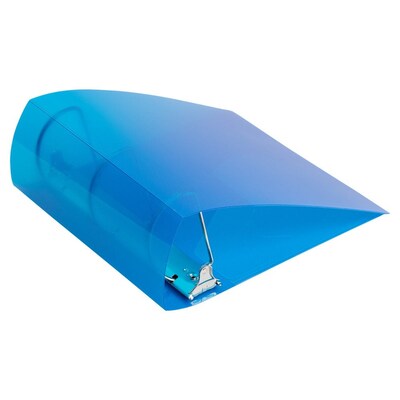 JAM Paper 4" 3-Ring Flexible Poly Binder, Blue (PB75245BU)