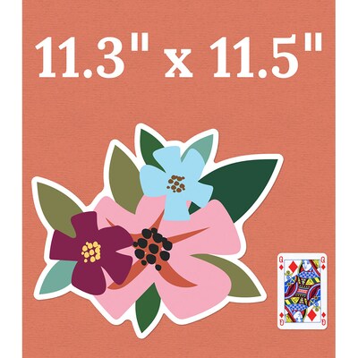 Carson Dellosa Education Grow Together Jumbo Flowers and Greenery Cut-Outs, 12/Pack, 3 Packs/Bundle (CD-120644-3)