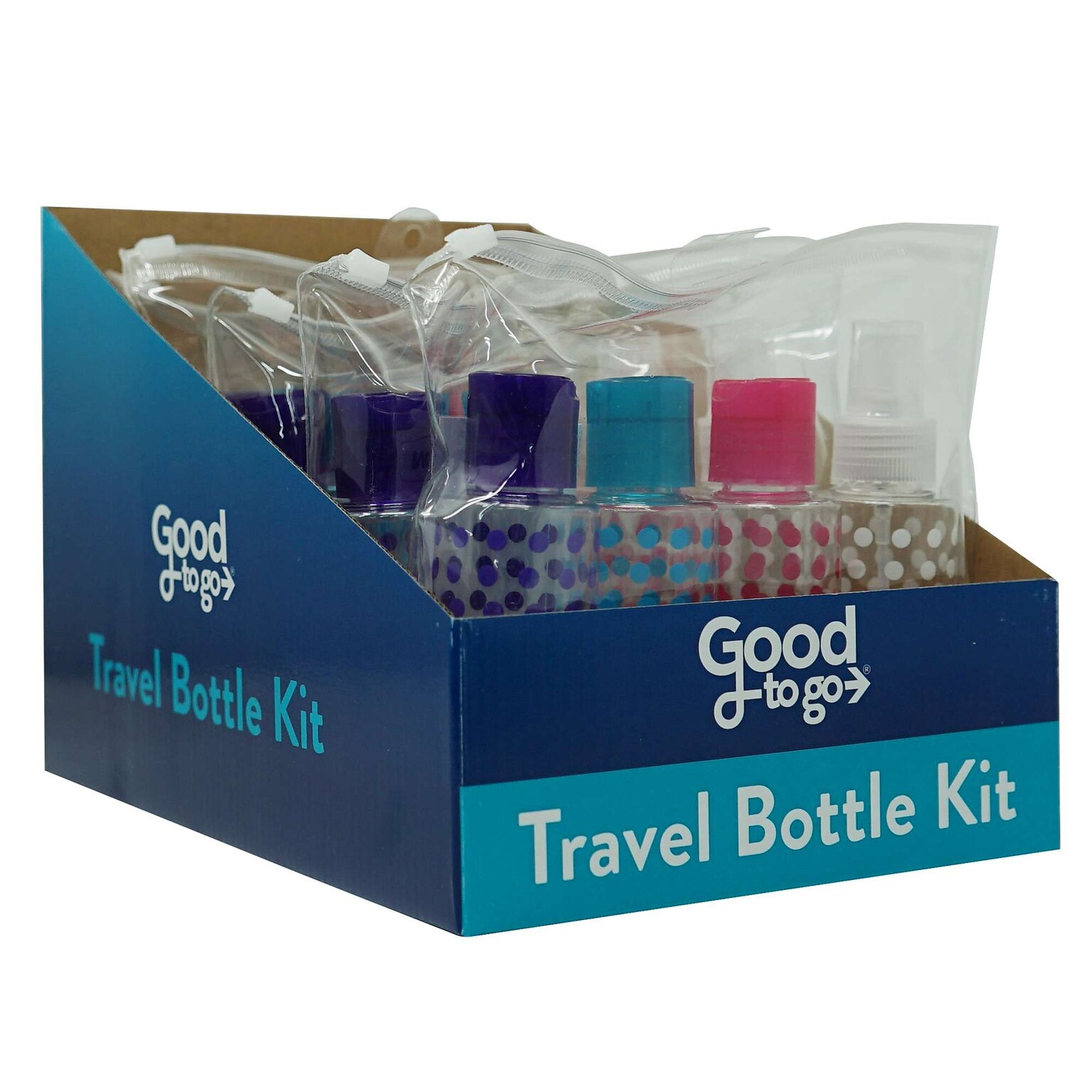 Handy Solutions Good To Go 5 Piece Airplane Bottle Kit - 6 ct Traypack, CT of 12 (72 ea)