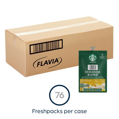 Starbucks Veranda Blend Coffee Flavia Freshpacks, Blonde Roast, 76/Carton (MDR01037)