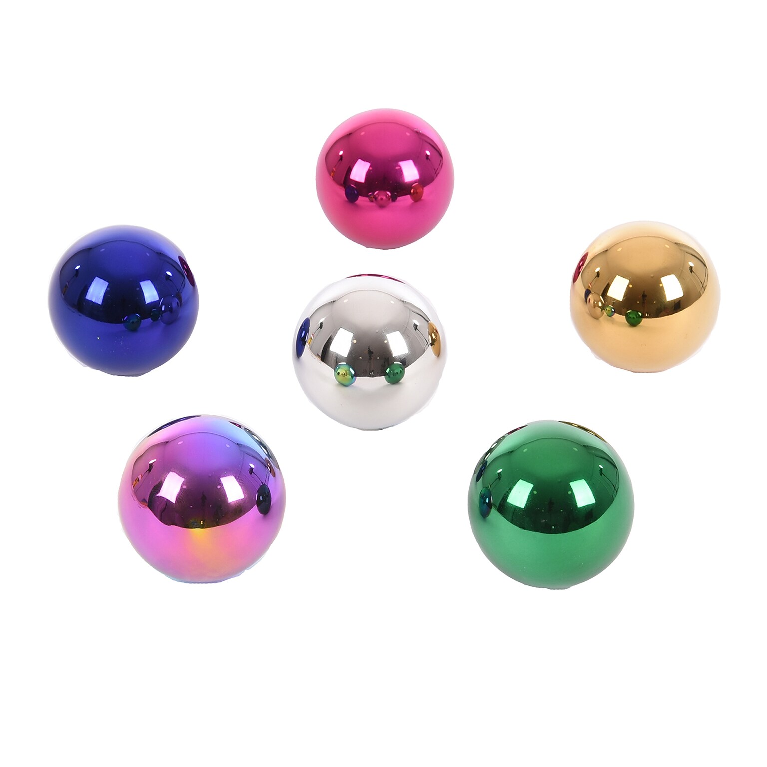 TickiT Sensory Reflective Color Mystery Balls, Set of 6 (CTU72265)