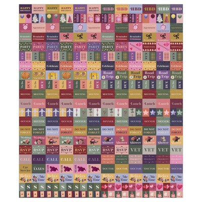 2027 TF Publishing Big Grid-Floral 12" x 12" Monthly Wall Calendar, Multicolored (27-1103)