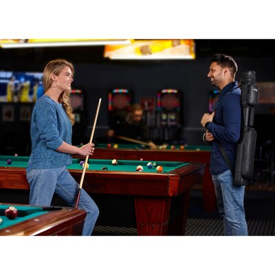 Casemaster Classic Q-Vault 2-Butt 2-Shaft Cue Case, Black (51-0601-01)
