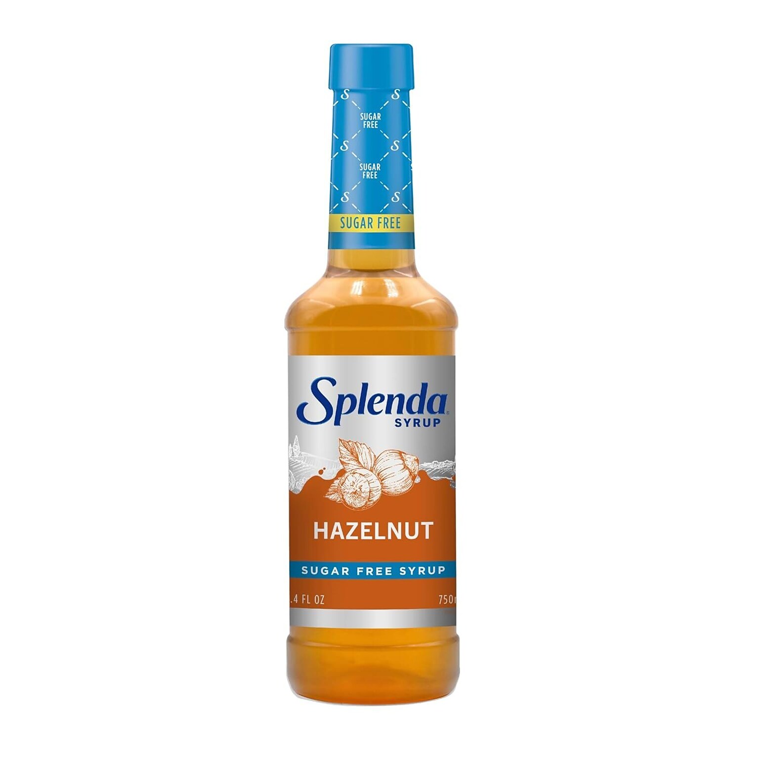Splenda Hazelnut Sugar-Free Syrup, 6/Carton (HFP00695)