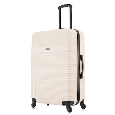 InUSA Resilience 29.52 Hardside Suitcase, 4-Wheeled Spinner, TSA Checkpoint Friendly, Sand (IURES00L-SAN)