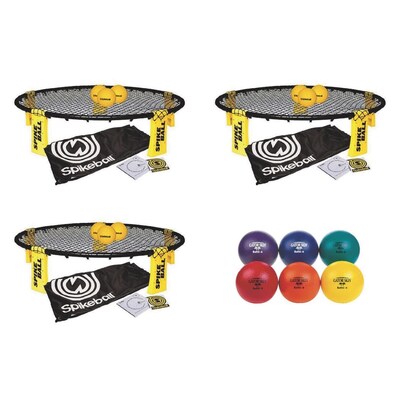 S&S Spikeball & Gator Skin Easy Pack, Assorted Colors, 21/Pack (W13380)
