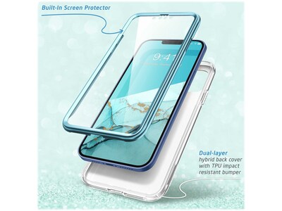 i-Blason Cosmo Ocean Blue Case for iPhone 14 Plus (iPhone2022-6.7-Cosmo-SP-Ocean)