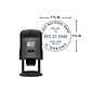 Custom 2000 Plus® PrintPro™ Self-Inking R40D Light Duty Round Date Stamp, 1-9/16" diameter