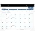 2023-2024 AT-A-GLANCE Easy-to-Read 21.75 x 17 Academic Monthly Desk Pad Calendar, Black (SKLPAY-32-24)