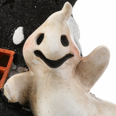 National Tree Company 7" Black Hat Haunted House with LED Light (PG11-FJ80678-1)