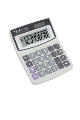 Canon LS-82Z 4075A007AA 8-Digit Portable Calculator, White