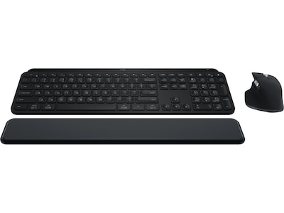 Logitech MX Keys S Wireless Ergonomic Keyboard and Optical Mouse Combo, Black (920-012274)