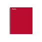 Staples® Premium 1-Subject Subject Notebooks, 8.5" x 11", College Ruled, 100 Sheets, Red (TR58357M-CC)