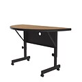 Correll Folding Table, 48x24 , Medium Oak (FT2448TFHR-06)