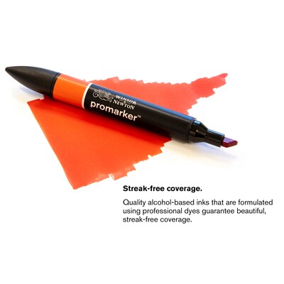 Winsor & Newton Promarker Dual-Tip Alcohol Based Marker, Mid Tones, 6/Pack (WNX0290112)