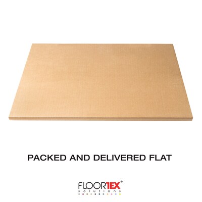 Floortex Valuemat Plus Chair Mat, 30" x 48", Designed for Low-Pile Carpet, Clear Polycarbonate (FC117520ER)
