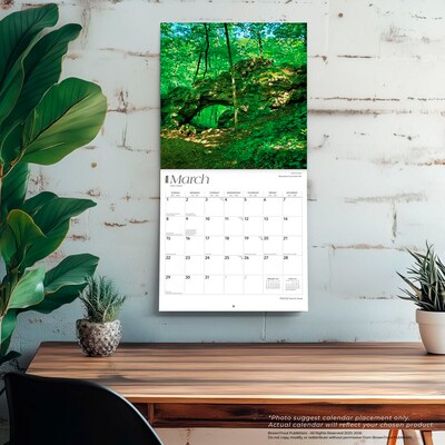 2026 BrownTrout Iowa Wild & Scenic 12" x 12" Monthly Wall Calendar (9798330703920)
