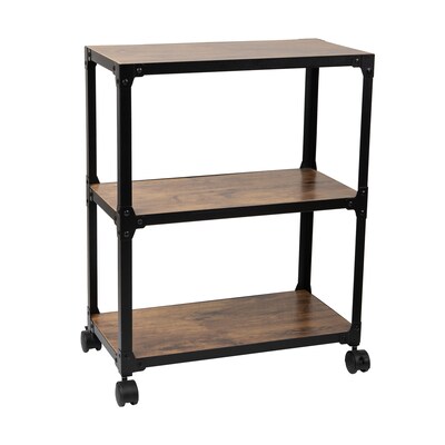 Mind Reader 3-Tier Multipurpose Utility Cart, Black (WDMTCART3T-BLK)