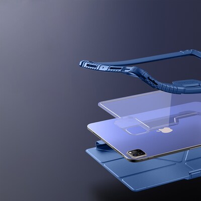 SaharaCase Heavy Duty Folio Case for 11" Apple iPad Pro M4 (2024), Desert Blue (TB00393)